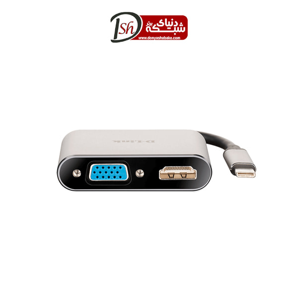مبدل USB-C به VGA/HDMI دی-لینک مدل DUB-V210