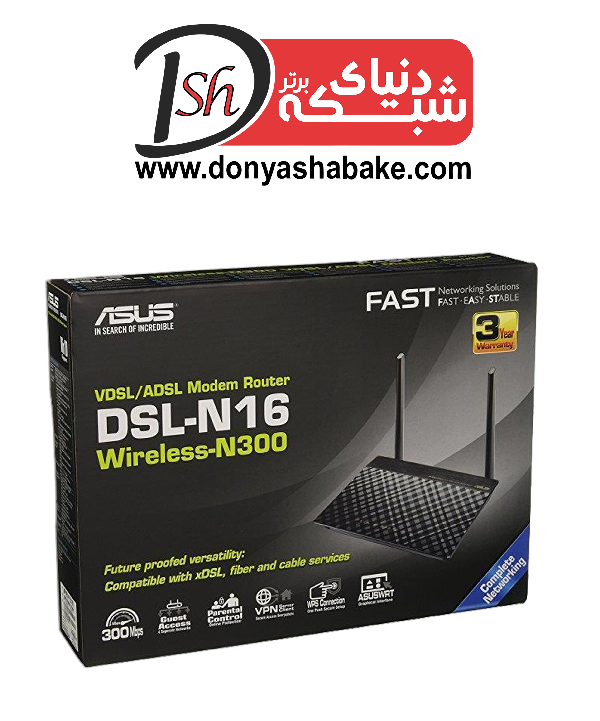 مودم روتر بی سیم VDSL/ADSL ایسوس مدل DSL-N16